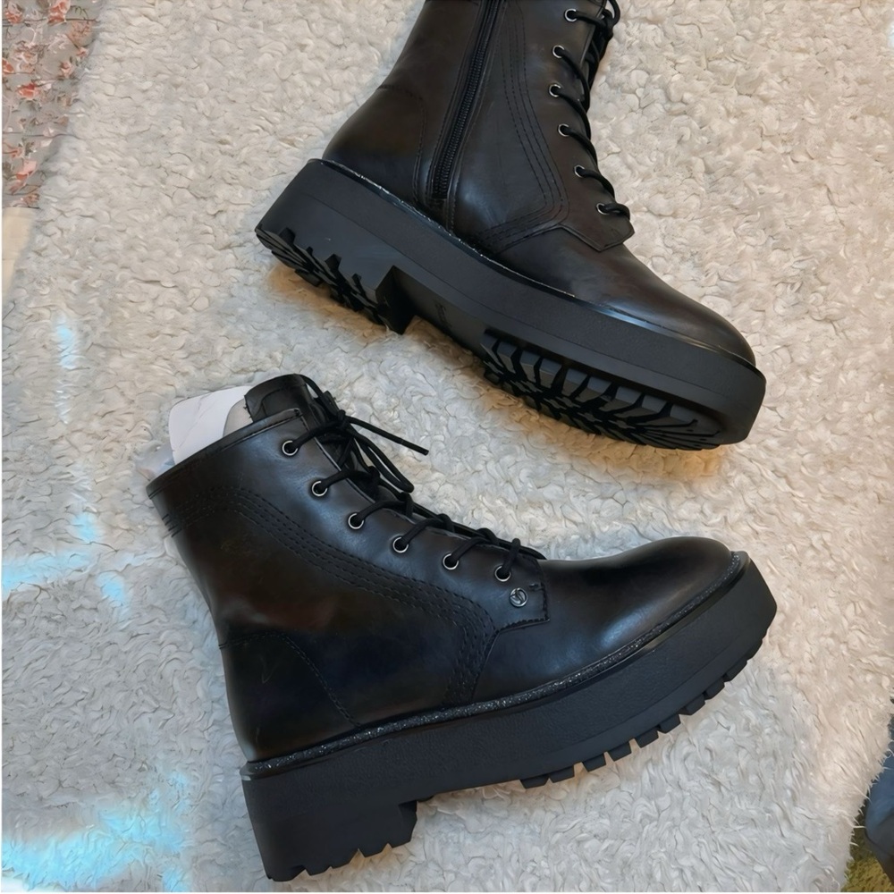 Franco Sarto Women’s Combat Boots, size 5.5.